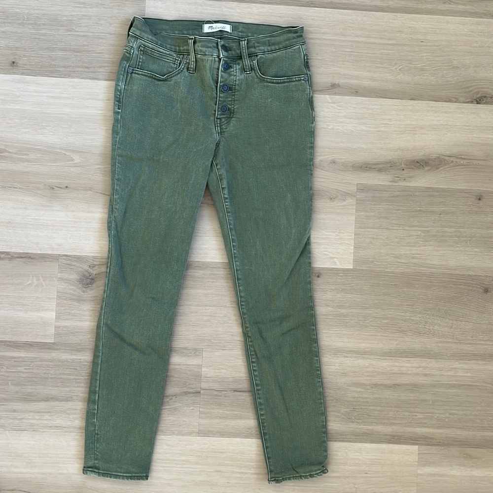 Madewell 9" mid-rise skinny crop jeans